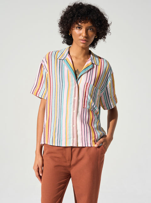 Loose striped shirt