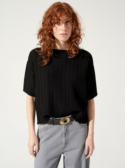 Pleated blouse