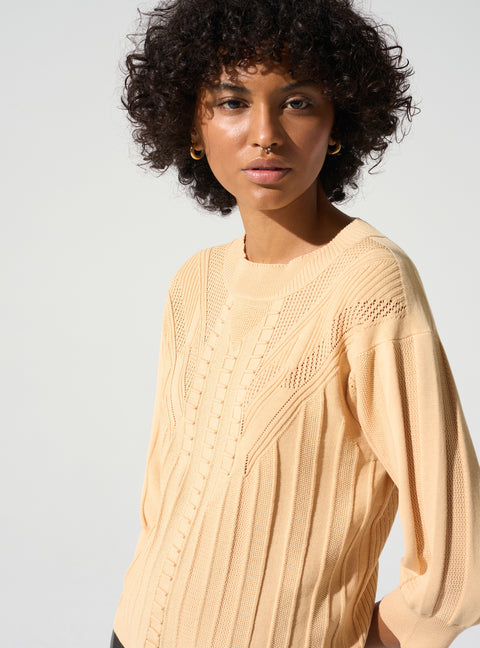 3/4 sleeve sweater