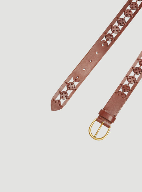 Braided Buffalo Leather Belt